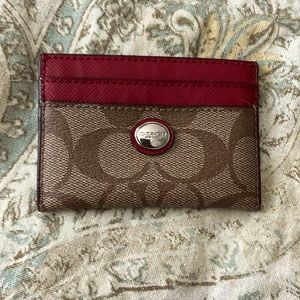 Coach credit card holder